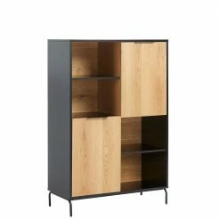 100x150x45 Regal Schrank Mit 4 Fächern - Dicunda