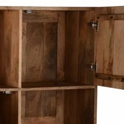 100x150x50 Industrial Highboard 3-türig - Schanow -Gosy-shop 100x150x50 industrial highboard 3 tuerig 3 faecher in natur schwarz schanow 05