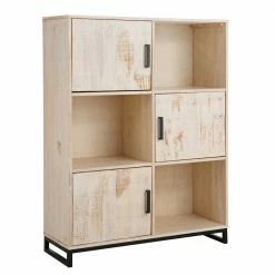 110x140x39 Schrank Mit 3 Türen & 3 Fächern - Pseino