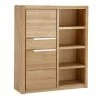 114x134x41 Wohnzimmer Schrank Mit Regal Teil - Croconia 9 114x134x41 Wohnzimmer Schrank Mit Regal Teil - Croconia -Gosy-shop 114x134x41 wohnzimmer schrank mit regal teil aus wildeiche bianco croconia f