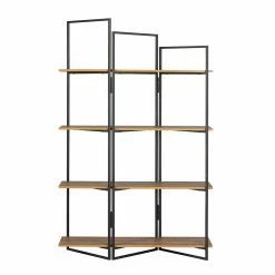 115x180x34 Industrial Regal In Eiche & Anthrazit - Ikuba