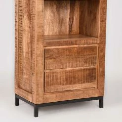 115x50x45 TV Element Aus Massivholz Mango Natur - Mustricanu -Gosy-shop 115x50x45 tv element aus massivholz mango natur und metall schwarz mustricanu 05