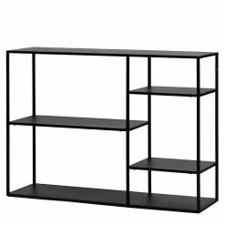 120x88x35 Stahlregal In Schwarz - Baixon