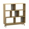 122x126x29 Scandi Standregal In Natur - Jendren -Gosy-shop 122x126x29 scandi standregal in natur holz optik aus mdf jendren f