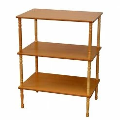 2 Fächer Regal In Buche Gebeizt & Lackiert - Flaciona