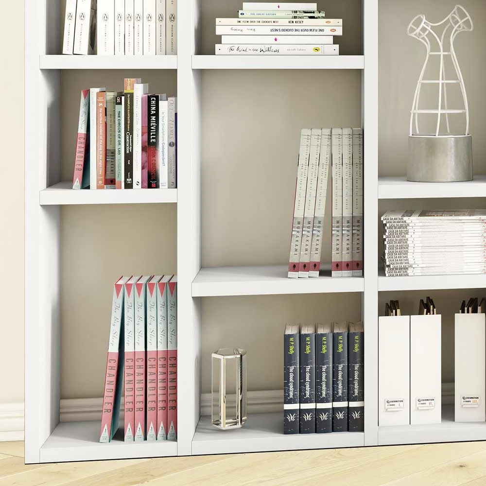 20 Fächer Wohnraum Regal In Weiß - Zirena 2 20 Fächer Wohnraum Regal In Weiß - Zirena – Bild 2