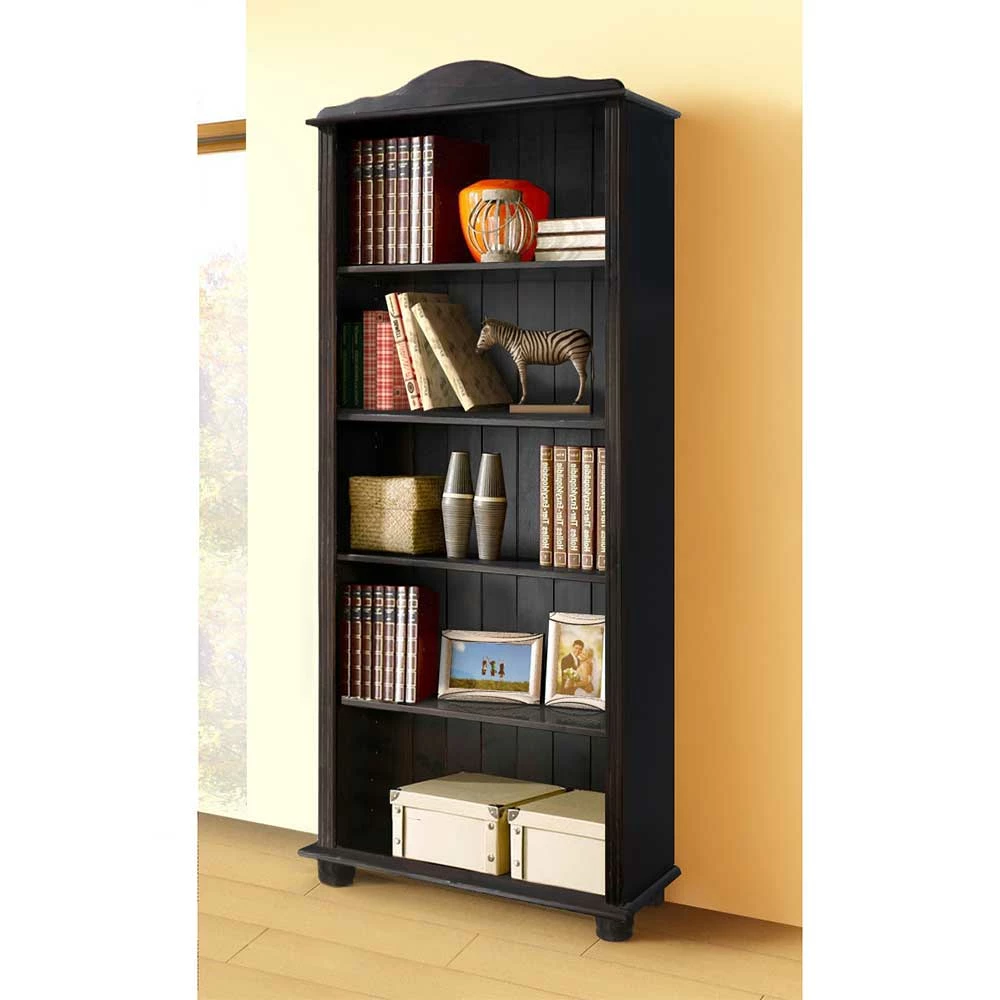 5 Fächer Landhausregal Für Bücher - Truscava 3 5 Fächer Landhausregal Für Bücher - Truscava – Bild 3