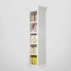 Gosy-shop -Gosy-shop 50cm breites regal stehend in weiss landhaus venzeno 01