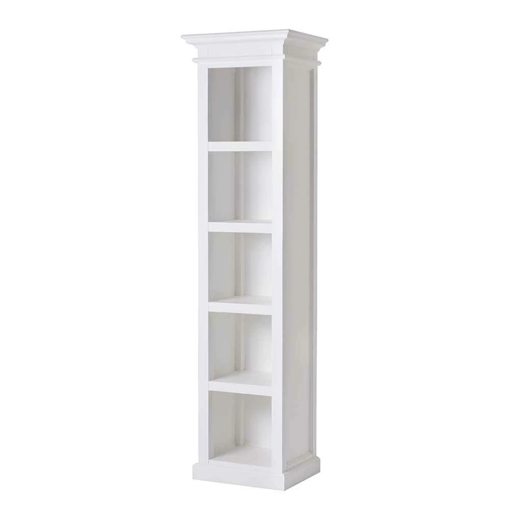 50cm Breites Regal Stehend Venzeno In Weiß 1 50cm Breites Regal Stehend Venzeno In Weiß