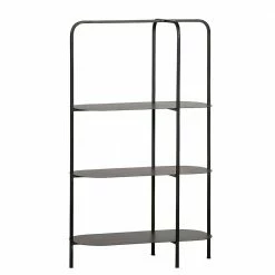 52x86x26 Metallregal In Schwarz Lackiert - Moritz