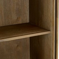 60cm Breites Regal In Akazie & Grau - Cevesta -Gosy-shop 60cm breites regal in akazie grau mit 4 faechern 2 schubladen cevesta 05