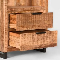 70x185x45 Regal Mit Rückwand Massiv Aus Holz - Sledias 11 70x185x45 Regal Mit Rückwand Massiv Aus Holz - Sledias -Gosy-shop 70x185x45 regal mit rueckwand massiv aus holz mit 3 faechern 2 schubladen sledias 05