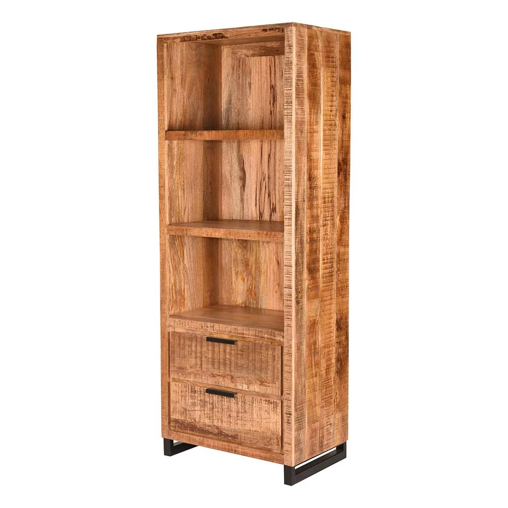 70x185x45 Regal Mit Rückwand Massiv Aus Holz - Sledias 1 70x185x45 Regal Mit Rückwand Massiv Aus Holz - Sledias