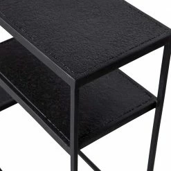 76x76x30 Industrial Regale In Schwarz - Alexton (2er Set) -Gosy-shop 76x76x30 industrial regale in schwarz aus lackiertem metall alexton 04