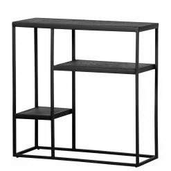 76x76x30 Industrial Regale In Schwarz - Alexton (2er Set)