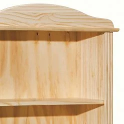 77x180x30 Landhaus Bücherregal Mit Kugelfüßen - Kascanu -Gosy-shop 77x180x30 landhaus buecherregal mit kugelfuessen aus kiefer massivholz kascanu 03