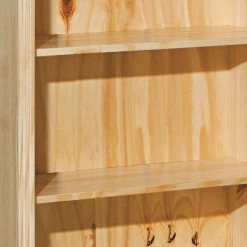 77x180x30 Landhaus Bücherregal Mit Kugelfüßen - Kascanu -Gosy-shop 77x180x30 landhaus buecherregal mit kugelfuessen aus kiefer massivholz kascanu 04