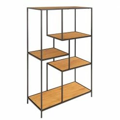 80x120x36 Modernes Regal Mit Fünf Fächern - Lido