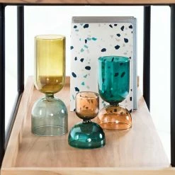 80x135x35 Design Regal Mit Sechs Böden - Fable -Gosy-shop 80x135x35 design regal mit sechs boeden aus akazie stahlrahmen schwarz fable 05