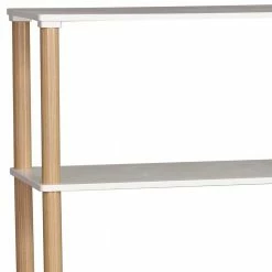 80x138x35 Offenes Regal Im Skandi Design - Indrya -Gosy-shop 80x138x35 offenes regal im skandi design in weiss eiche indrya 02