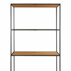 80x170x36 Regal Ohne Rückwand In Eiche Optik - Vernazza -Gosy-shop 80x170x36 regal ohne rueckwand in eiche optik schwarz vernazza 03