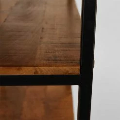 80x175x35 4 Fächer Regal Ohne Rückwand - Asnada -Gosy-shop 80x175x35 4 faecher regal ohne rueckwand aus metall mit holzboeden asnada 03