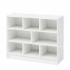 80x69x30 Standregal Mit 8 Fächern - Bordon -Gosy-shop 80x69x30 standregal mit 8 faechern in weiss mit rueckwand bordon f