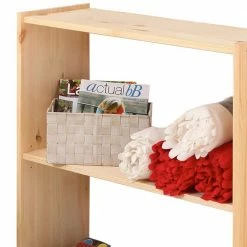 81x92x31 2 Fächer Regal Aus Kiefer Natur - Losandas -Gosy-shop 81x92x31 2 faecher regal aus kiefer natur massivholz lackiert losandas 02