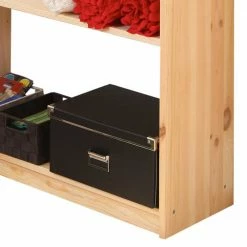 81x92x31 2 Fächer Regal Aus Kiefer Natur - Losandas -Gosy-shop 81x92x31 2 faecher regal aus kiefer natur massivholz lackiert losandas 03