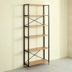 85x210 Cm Standregal Mit 30 Cm Tiefe - Alberus -Gosy-shop 85x210 cm standregal mit 30 cm tiefe im industrial design alberus 02