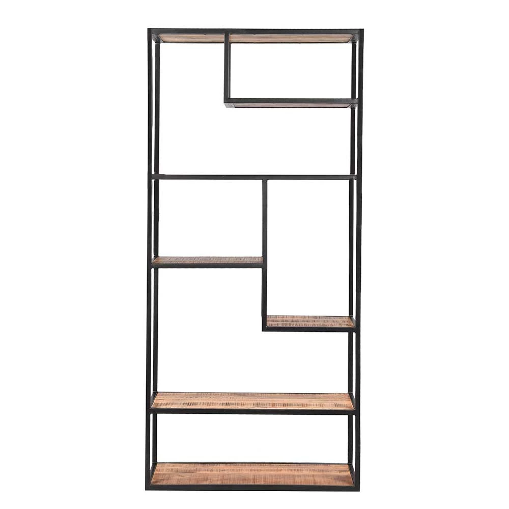 87x182x35 Design Industrialregal Aus Massivholz - Flippo 2 87x182x35 Design Industrialregal Aus Massivholz - Flippo – Bild 2