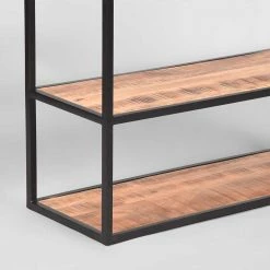 87x182x35 Design Industrialregal Aus Massivholz - Flippo 10 87x182x35 Design Industrialregal Aus Massivholz - Flippo -Gosy-shop 87x182x35 design industrialregal aus massivholz und metall in schwarz flippo 04