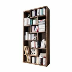 90x190x35 Altholz Regal Mit Acht Fächern - Bahiro