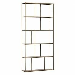 90x196x30 Stahlregal In Messingfarben - Ryona