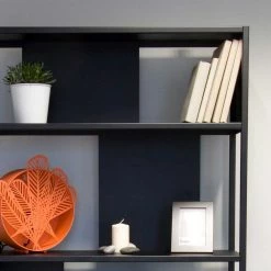 90x200 Cm Designer Regal Aus Stahl - Varianta -Gosy-shop 90x200 cm designer regal aus stahl in schwarz pulverbeschichtet varianta 03