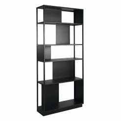 90x200 Cm Designer Regal Aus Stahl - Varianta -Gosy-shop 90x200 cm designer regal aus stahl in schwarz pulverbeschichtet varianta 05