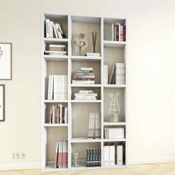 Bücherregal In Weiß Lackiert - Kerneta