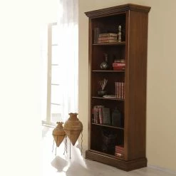 Bücherregal Verona Im Italienisches Stil -Gosy-shop buecherregal italienisches stil nussbaumfarben verona 02