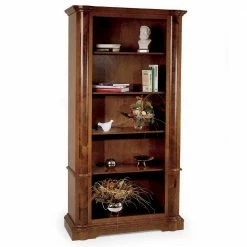 Bücherregal Salerno In Nussbaumfarben -Gosy-shop buecherregal nussbaumfarben italienischer stil salerno