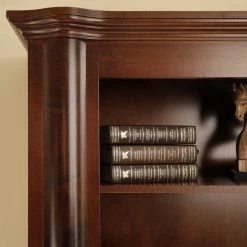 Bücherregal Salerno In Nussbaumfarben -Gosy-shop buecherregal nussbaumfarben italienischer stil salerno 04