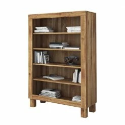 Bücherregal Layulino Aus Wildeiche Massivholz