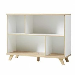 Büroregal Farina In Eiche San Remo Weiß