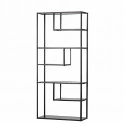 Design Regal Sanfradia In Schwarz -Gosy-shop design regal schwarz metall sanfradia 02