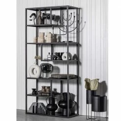 Design Regal Sanfradia In Schwarz -Gosy-shop design regal schwarz metall sanfradia 05