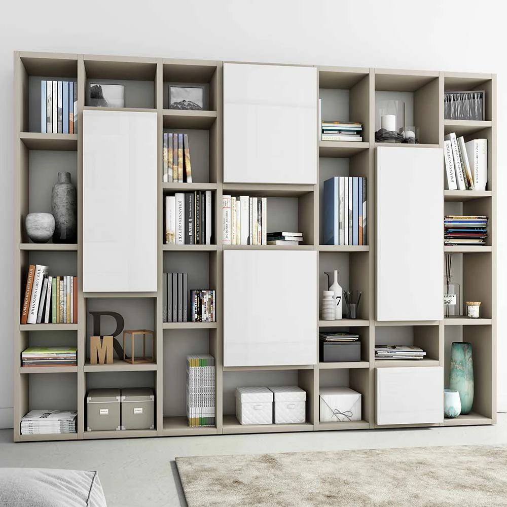 Design Regal Wand In Beige Matt - Alwin 1 Design Regal Wand In Beige Matt - Alwin