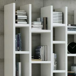 Design Regalwand Housten In Weiß Hochglanz -Gosy-shop design regalwand in weiss hochglanz housten 03