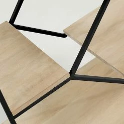 Design Standregal Ruamantico In Natur Und Schwarz -Gosy-shop design standregal natur und schwarz holz mango massiv und stahl lackiert ruamantico 03