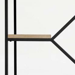 Design Standregal Ruamantico In Natur Und Schwarz -Gosy-shop design standregal natur und schwarz holz mango massiv und stahl lackiert ruamantico 04