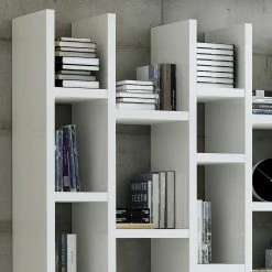 Designregal Alekona In Weiß Hochglanz -Gosy-shop designregal in weiss hochglanz 211 cm breit alekona 03