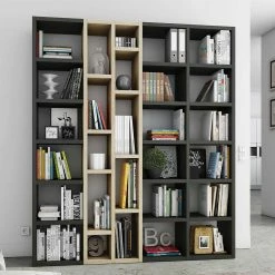 Eiche Dekor Regal Zweifarbig - Cleoto